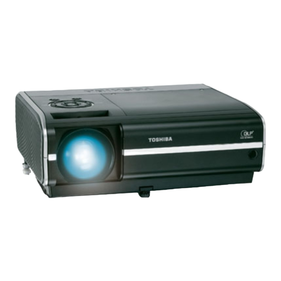 Toshiba TDP-EX21 Bedienungsanleitung