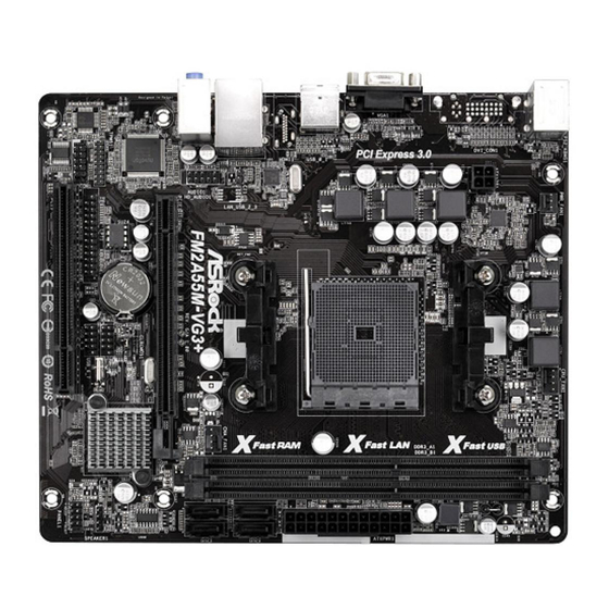 ASROCK FM2A55M-VG3+ Bedienungsanleitung
