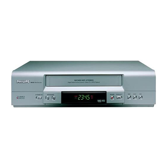 Philips VR540/39 Bedienungsanleitung