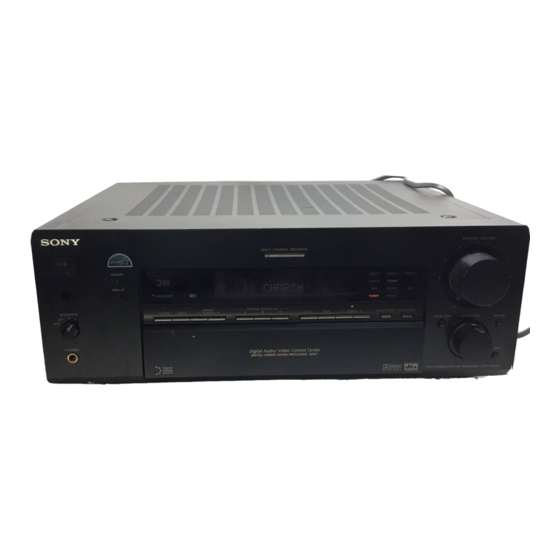 Sony STR-DB940 Bedienungsanleitung
