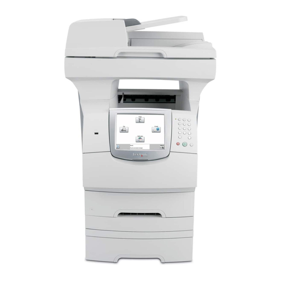 Lexmark X644e Benutzerhandbuch