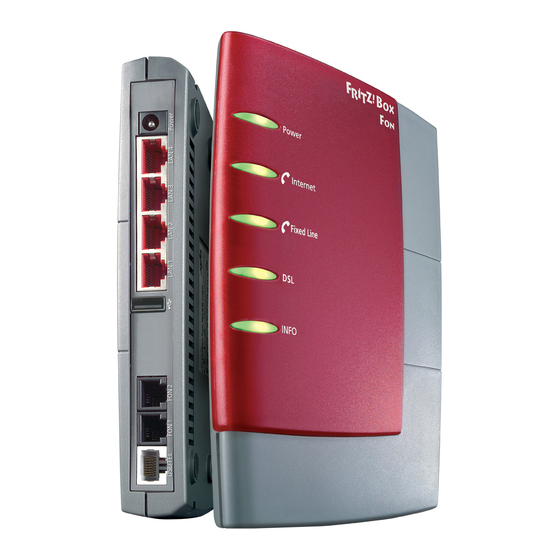 AVM FRITZ!Box Fon Installation, Konfiguration Und Bedienung