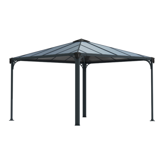 Palram CANOPIA PALERMO 12x12 Montageanleitung