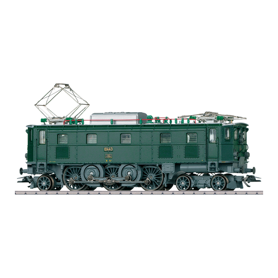 Märklin Ae 3/6 II Bedienungsanleitung