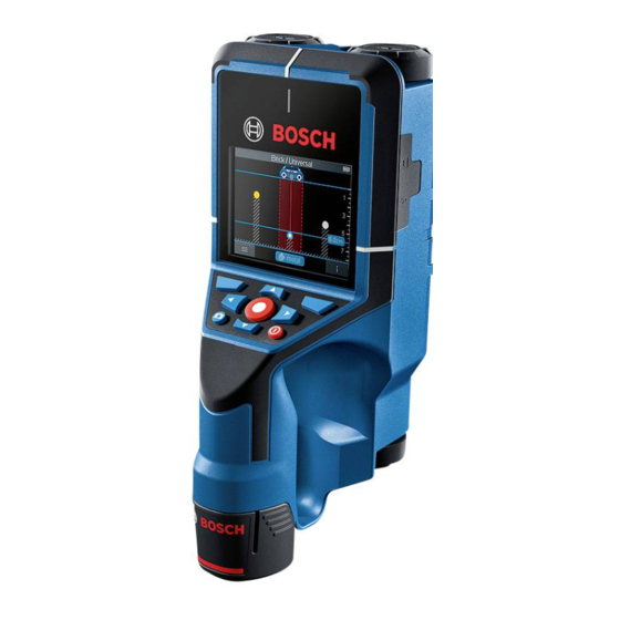 Bosch Wallscanner D-tect 200 C Professional Originalbetriebsanleitung