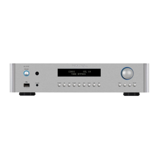 Rotel RC-1572 Bedienungsanleitung