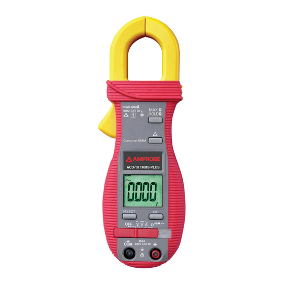 Amprobe ACD-10 TRMS-PLUS Bedienungshandbuch