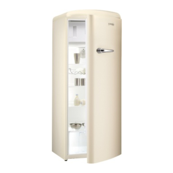 Gorenje RB60299O Gebrauchsanweisung