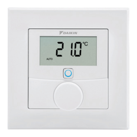 Daikin Home Controls EKRCTRDI3BA Referenzanleitung Für Monteur Und Benutzer