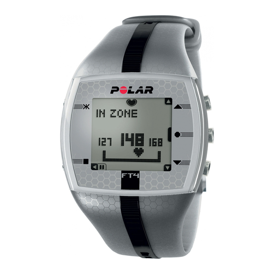 Polar FT4 Bedienungsanleitung