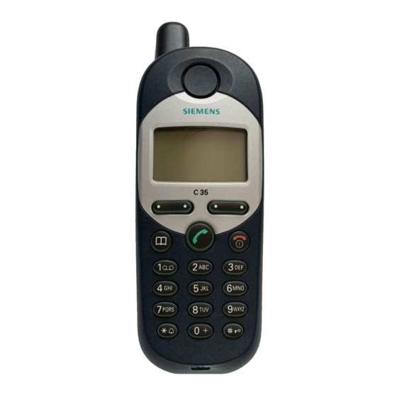 Siemens C35 Kurzanleitung