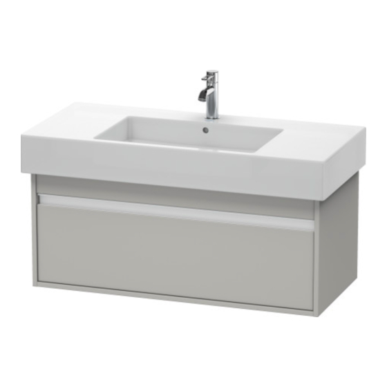 Duravit Ketho KT 6691 Montageanleitung