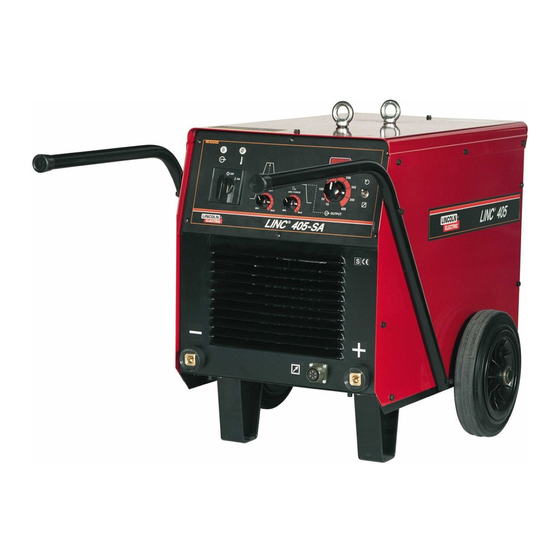 Lincoln Electric LINC 405 Bedienungsanleitung