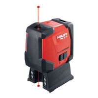 Hilti PM 2-P Bedienungsanleitung