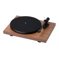 Pro-Ject Audio Systems Debut III E Bedienungsanleitung
