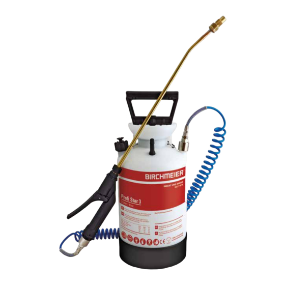 Birchmeier Profi Star 3 Gebrauchsanleitung