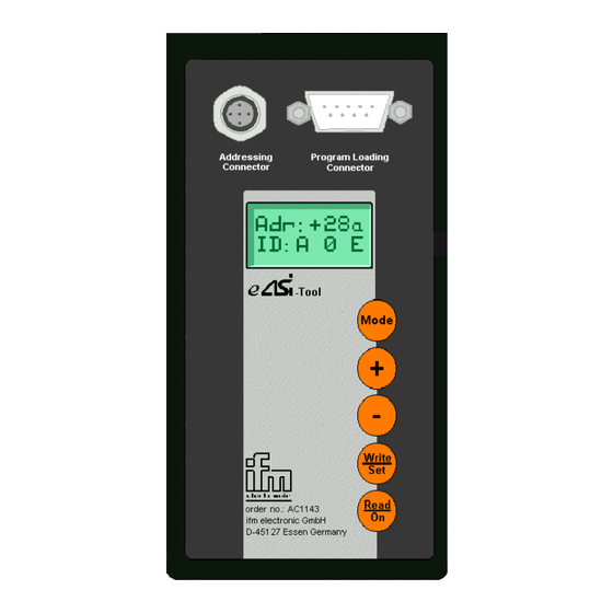 ifm Ecosys asi AC1143 Bedienungsanleitung