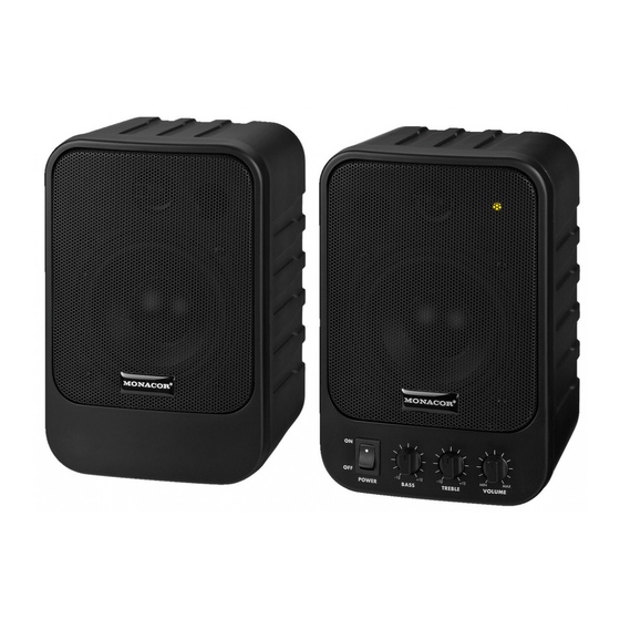 Monacor MKA-40SET/SW Bedienungsanleitung