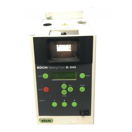 Buchi B-540 Betriebsanleitung