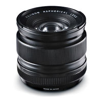 FujiFilm FUJINON XF14mmF2.8 R Bedienungsanleitung