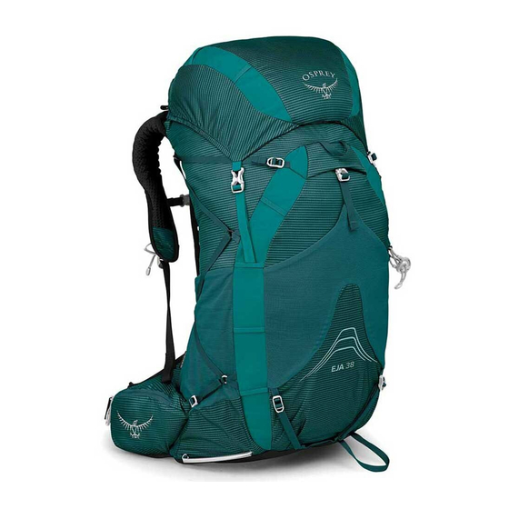 Osprey EXOS Serie Bedienungsanleitung