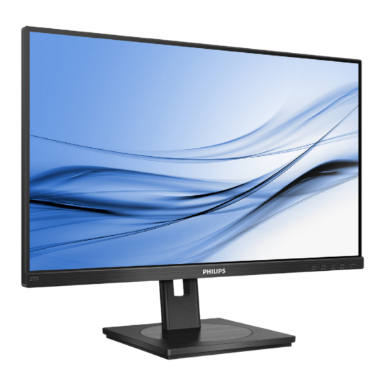 Philips S Line 272S1AE/11 Bedienungsanleitung