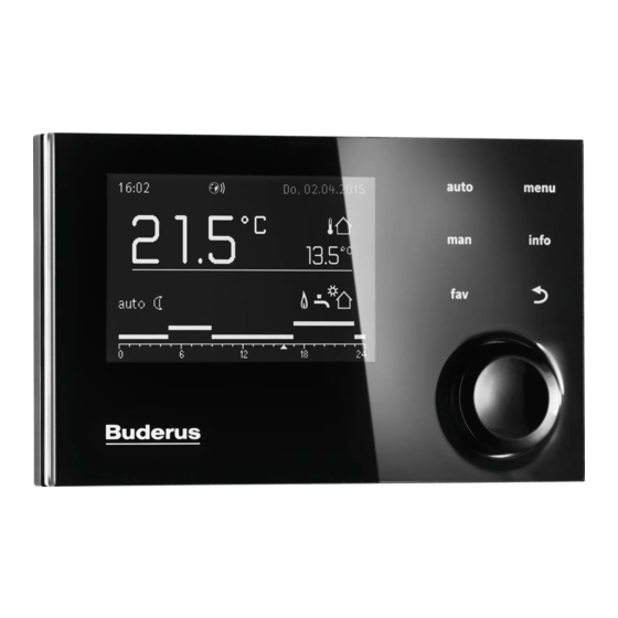 Buderus EMS plus HMC 310 Installationsanleitung