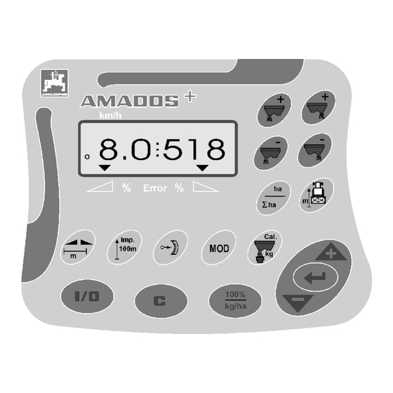 Amazone Amados + Betriebsanleitung