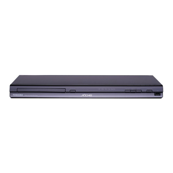 Toshiba XDE600KE Benutzerhandbuch