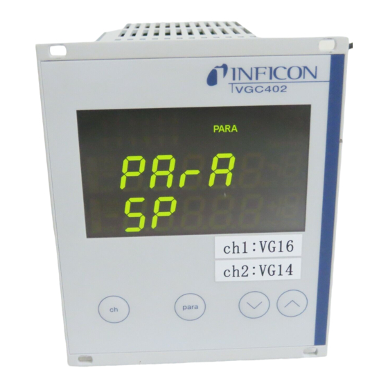 INFICON VGC402 Gebrauchsanleitung