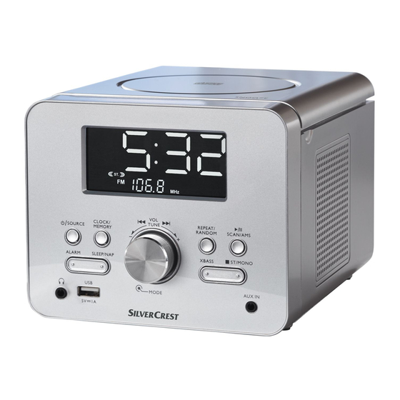 Silvercrest SCUR 3 A1 Bedienungsanleitung Und Sicherheitshinweise