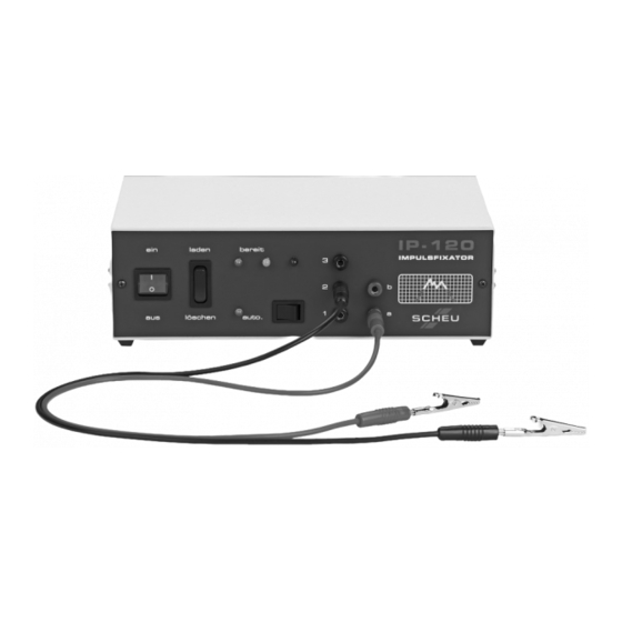 SCHEU IP-120 Bedienungsanleitung