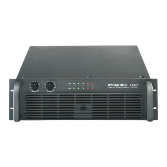Dynacord Linear PRECISION Serie Bedienungsanleitung