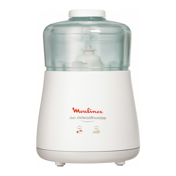 Moulinex DPA141 LA MOULINETTE Bedienungsanleitung