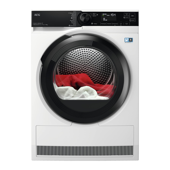 AEG TR9W75680 Benutzerinformation