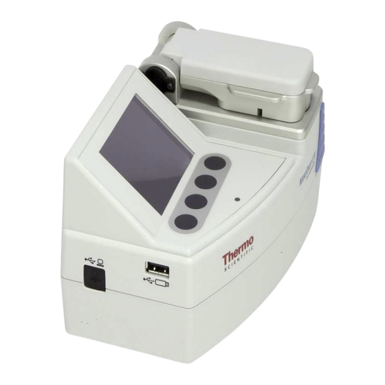 Thermo Scientific NanoDrop Lite Bedienungsanleitung