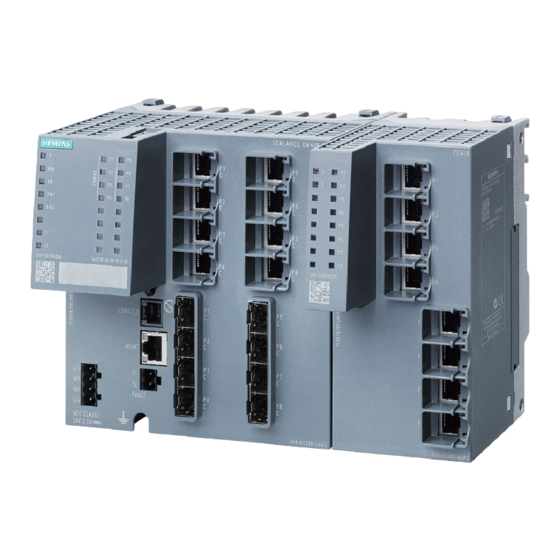 Siemens SCALANCE X-300 Handbuch