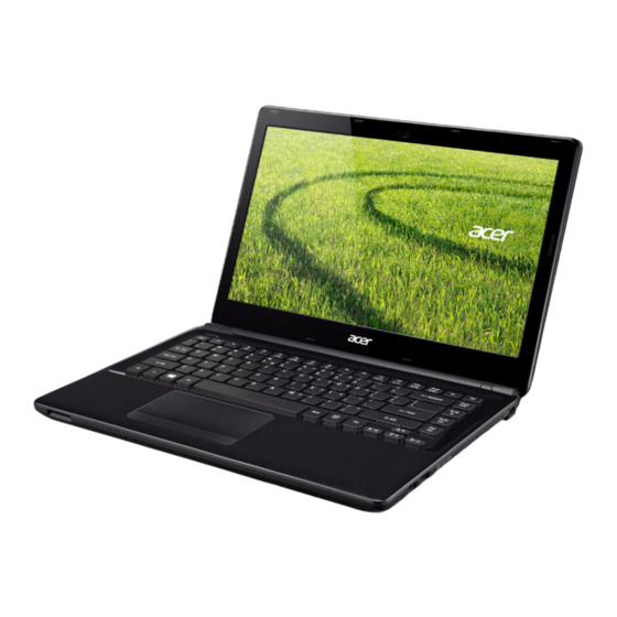 Acer Aspire E1-472G Benutzerhandbuch