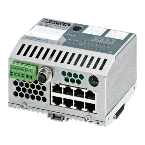 Phoenix Contact FL SWITCH SMCS 16TX Anwenderhandbuch