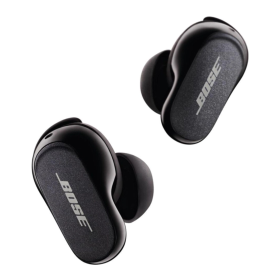 Bose QUIETCOMFORT EARBUDS II Bedienungsanleitung