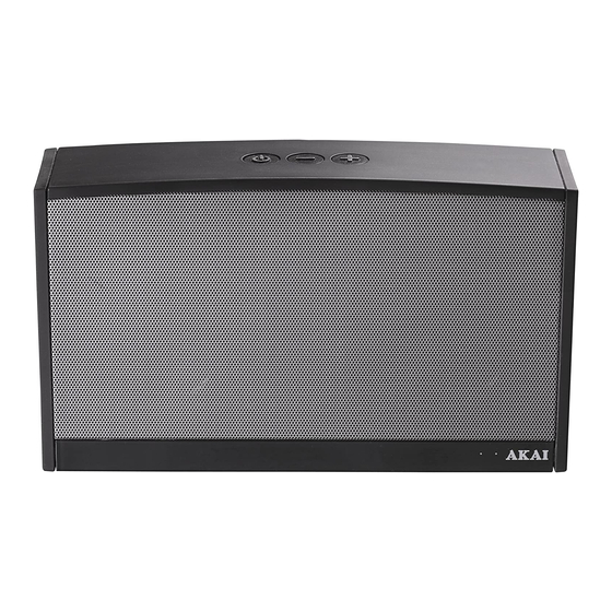 Akai AWS10 Anleitung