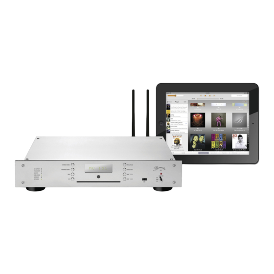 Burmester 151 MUSICCENTER Bedienungsanleitung