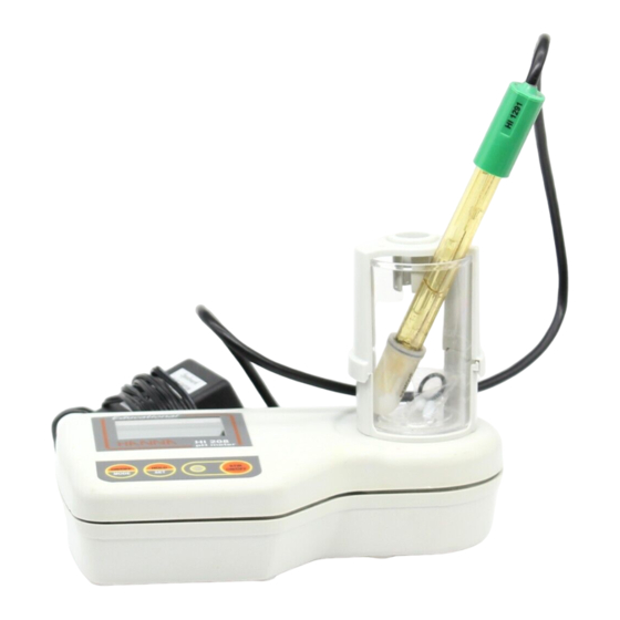 Hanna Instruments HI 207 Bedienungsanleitung