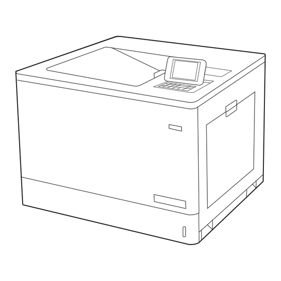 HP Color LaserJet Enterprise M751 Serie Benutzerhandbuch