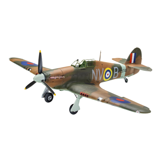 REVELL HAWKER HURRICANE MK. 1 Kurzanleitung