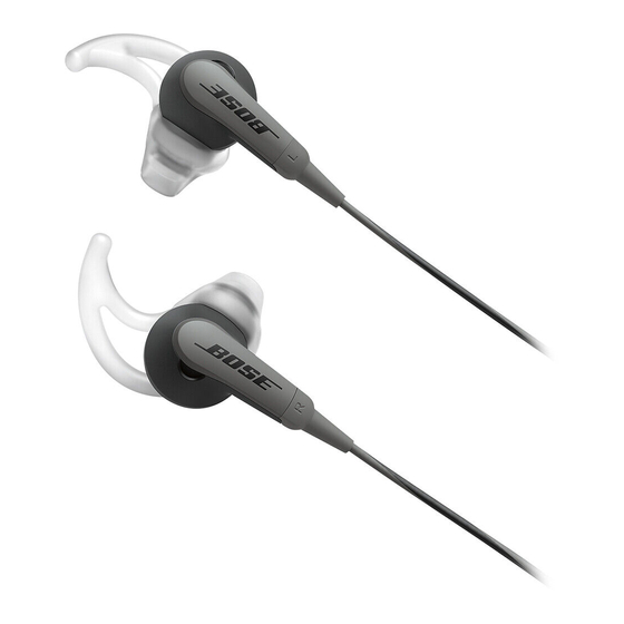 Bose SoundSport Sicherheitshinweise