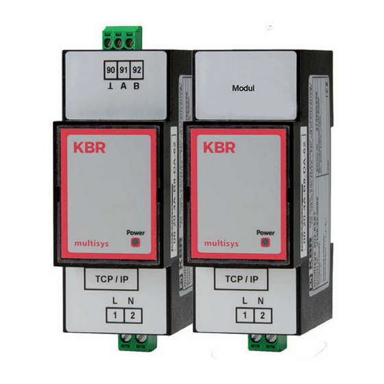 KBR multisys D2-ESET/MSMT-4 Bedienungsanleitung, Technische Parameter