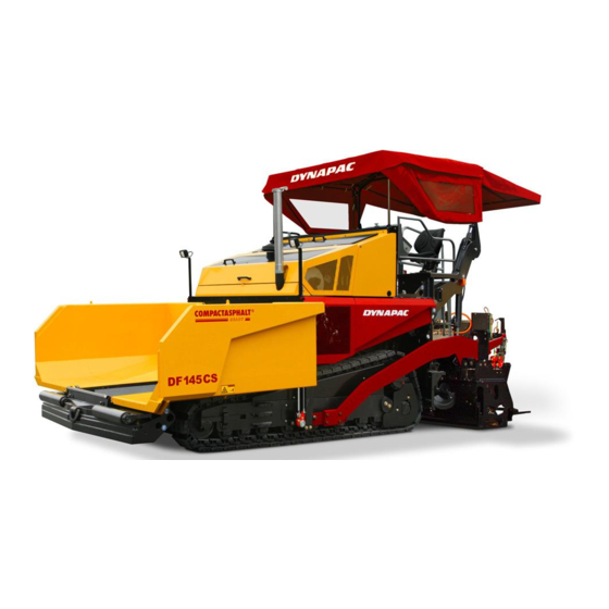 Atlas Copco DYNAPAC DF 145 CS Bedienung Und Wartung