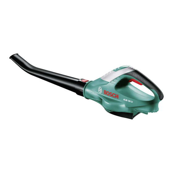 Bosch ALB 18 LI Originalbetriebsanleitung