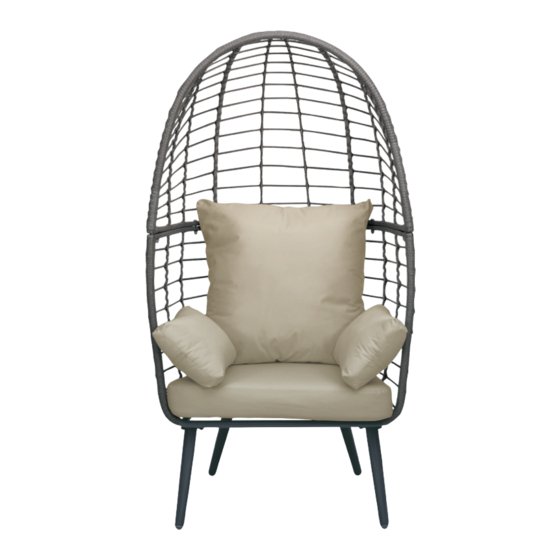 belavi EGG CHAIR 823464 Montageanleitung